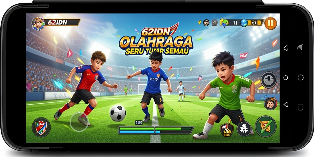Tampilan gameplay seru dalam 62IDN dengan variasi olahraga