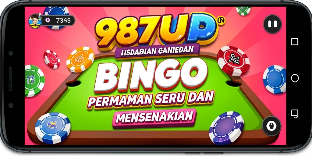 Tampilan menarik dan gameplay seru dari 987UP Bingo.