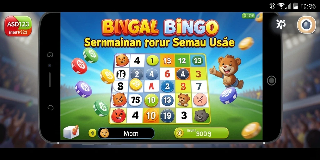 Tampilan gameplay seru dari ASD123 yang menggambarkan pengalaman Bingo.