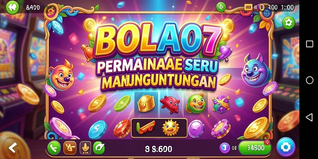 Tampilan gameplay yang menarik dari BOLA07 dengan beragam tema Slot.