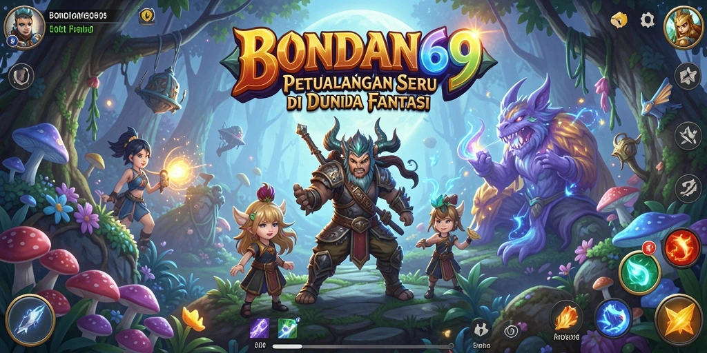 Tampilan menarik dari gameplay petualangan BONDAN69 yang seru.