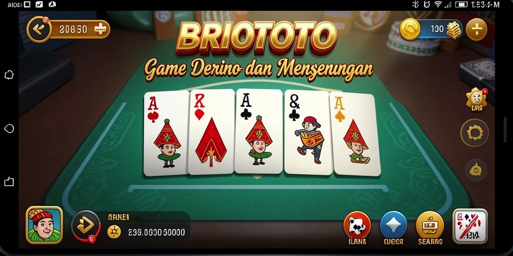 Tampilan gameplay seru dari BRIOTOTO dengan pemain berkompetisi.