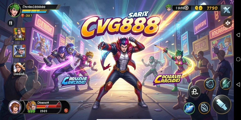 Tampilan gameplay seru dan penuh warna dari CVG8888.
