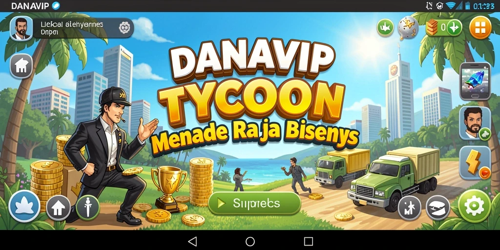 Tampilan gameplay Tycoon yang menarik dan dinamis.
