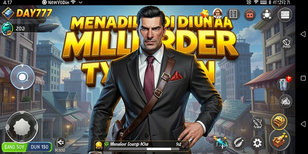 Screenshot utama memberikan gambaran gameplay Tycoon yang mendebarkan.