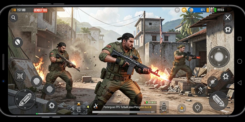 Screenshot gameplay GENDUT188 yang penuh aksi dan seru.