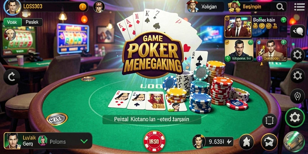 Gambaran permainan poker menarik di LOS303.