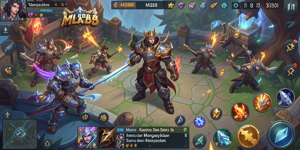 Tampilan gameplay MLBB8 yang mendebarkan dan interaktif.