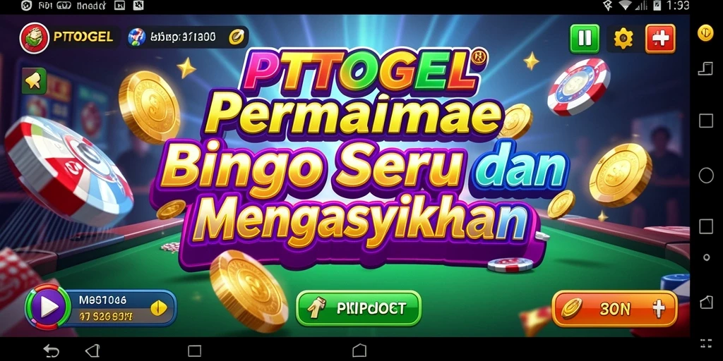 Screenshot permainan PTTOGEL menunjukkan keseruan bermain Bingo.
