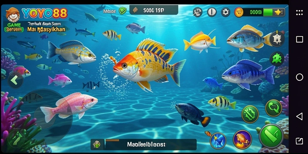 Gameplay seru Tembak Ikan di YOYO88 dengan grafis menawan.